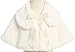 Sweet Kids Girls Faux Fur Cape with Satin Tie