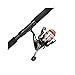 Shakespeare CH9025SPBO Crappie Hunter Spinning Rod and Reel Combo, 9 Feet, Light Power , Black