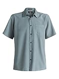 Quiksilver Waterman Men's Cane Island Woven Top 2, Dark Slate, Large
