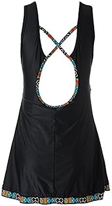KDHJJOLY Soft Womens V-Neck One Piece Swimsuits Swimwear Beach Swimdress Bathing Suit BlackAsian XL (US 4-6) Hot