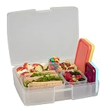 Bentology - Leak-proof Bento Lunch Box with 5 Removable Containers - Fruit / Multicolor