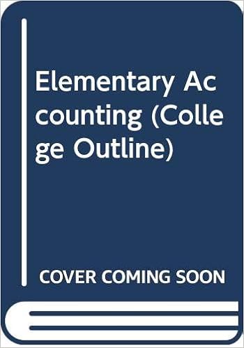 Amazon Com Elementary Accounting Barnes Noble College Outline