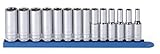 GearWrench 80554 14 Pc. 3/8" Drive 6 Point Standard Metric Socket Set