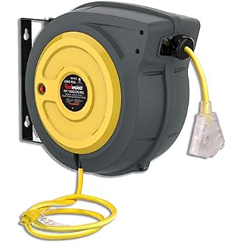 Amazon Com Reelcraft L 4545 123 3 Spring Driven Cord Reel With 45