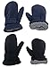 N'Ice Caps Little Kids and Baby Easy-On Sherpa Lined Fleece Mittens - 2 Pair Pack