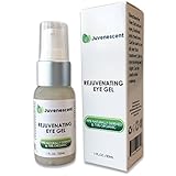 Juvenescent Rejuvenating Eye Gel - Best Eye Gel to Eliminate Dark Circles, Puffiness, Wrinkles and Crows Feet - 1 OZ - Paraben Free - Improves Elasticity and Boosts Collagen Production - Made in USA!