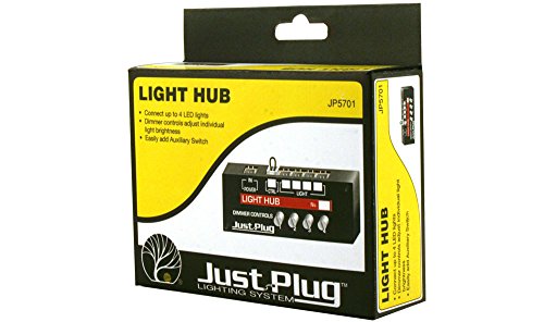 Woodland Scenics Just Plug: Light Hub w/Dimmer Controls for 4 LED Lights