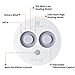 Bojing 1500W/950W Ceramic Portable Indoor Space Heater, Electric Quiet Oscillating Fan Heater for Home and Office with Thermostat