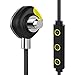 PowerLead Uspo STH001 U5 Intelligent Smart Bluetooth Sports Headphone Headset Earphone IPX7 Waterproof Earbuds Wireless Headsets for Iphone Samsung HTC(Black)