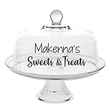 Personalized Cake Stand - Cake Dome - Personalized