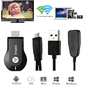 WiFi Display Dongle, 1080P Wireless Display Miracast TV Dongle Adapter for TV Stick - Compatible with i-OS Android… - immagine 3