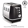Morphy-Richards-Evoke-2-Slice-Toaster-224405-Black-Two-Slice-Toaster-Stainless-Steel-Black-Toaster Morphy Richards 224405 Evoke 2 Slice Toaster with 7 Variable Browning Settings, Removable Crumb Tray, Reheat, Frozen and…