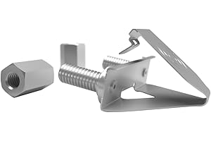 PATCHBOX/dev/Mount - Toolless Installation Cage Nut Alternative Device Mount Screws for Patch Panels, Computer Cabinets, Servers, and Network Racks - for 19” Rails, Supports 15kg - 50-Pack