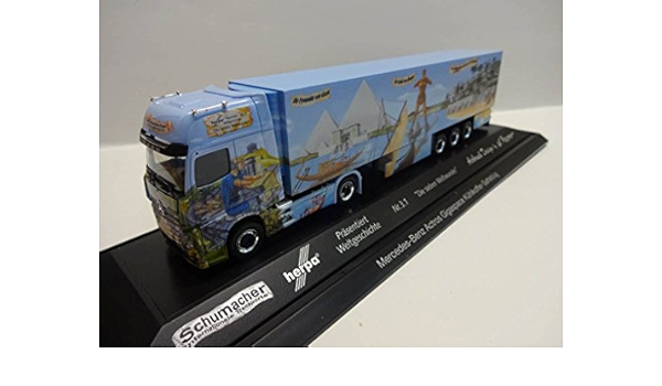 Herpa 121767 Mercedes-Benz Actros gigaspace nevera maletín de ...