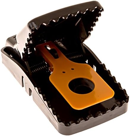 Pesky Varmint Rat Trap | Set of 4 | Easy Setup Reusable Large Rat Snap Traps That Work | Best Humane Kill