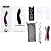 SVAKOM Vibrators G-Spot Vagina and Clitoris Touch Activated Sex Toys for Woman, Lisa/Wine Red, 15.8 Ounce