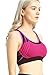 Capricia O'dare Women's Sports Bras Seamless Racerback Wireless Padded for Workout Yoga