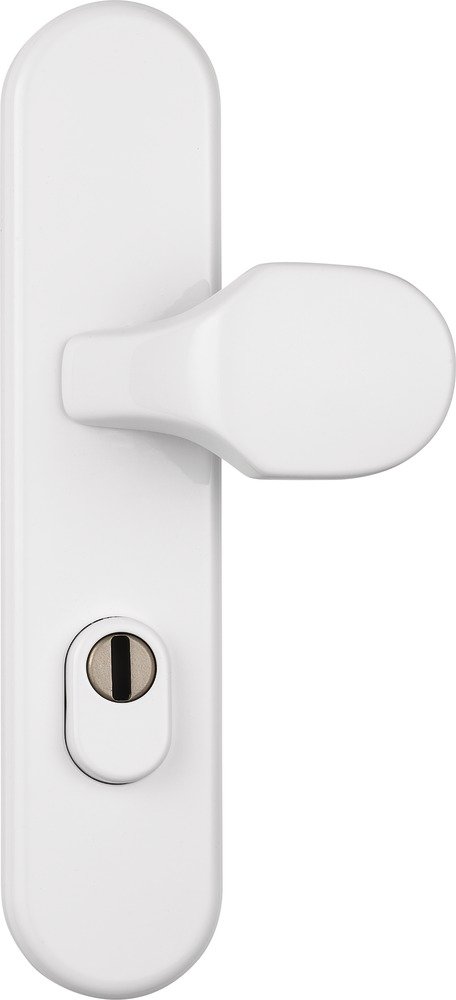 ABUS 122354 KLZS714 W EK Protective Fitting with Round Cylinder Protection Round White