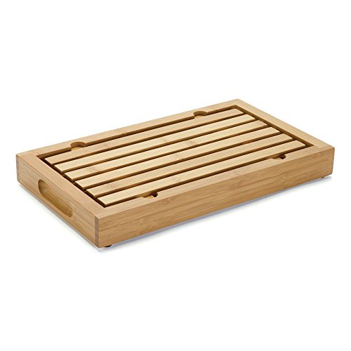 Cal-Mil 823 Crumb Catcher, 13.75" Width x 8" Diameter x 1.5" Height, Bamboo