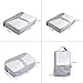 MIU COLOR Packing Cubes - Durable 4 Piece Packing Cubes Set - Exactly Lightweight Mesh Travel Packing Cubes and Luggage P