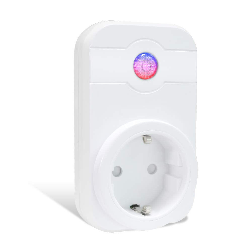Roadwi WLAN Smart Steckdose, Smart Plug/Wifi Steckdose funktioniert mit Amazon Alexa [Echo, Echo Dot], Steuern Sie Ihr Zuhause von überall und zu jeder Zeit mit Ihrem Tablet oder Smartphone durch App