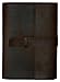 Refillable Genuine Leather Journal Notebook Exquisite Classic Design for Men and Women 240 Unlined Pages. 8.5x6x1 in. (NOT Size A5) Great Graduation Gift!
