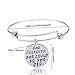 YEEQIN Pack of 3 Inspirational Bangle Bracelets, Inspirational Gifts, Inspirational Jewelry, Women Bangles, Strength Believe Confidence Gift (Pack of 3 Mixed Styles)