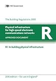 Image de The Building Regulations 2000: approved document, R: Physical infrastructure for high-speed electronic communications networks