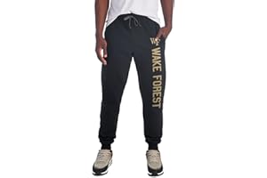 CAMPUS LAB Officially Licensed Jogger Sweatpants Unisex for Men & Women with Pockets Collegiate Team Logo Black Collection