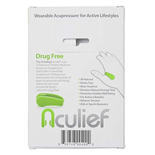 Aculief Wearable Acupressure for Headache and Migraine Relief, All