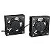 Tripp Lite Wall-Mount Roof Fan Kit, 2 High-Performance Fans, 120V, 210 CFM, 5-15P Plug (SRFANWM) primary