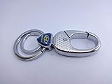 Blue Hyundai Keychain Keychain Car Accessories Keyring Wire Rope Key Chain With Chrome Effect