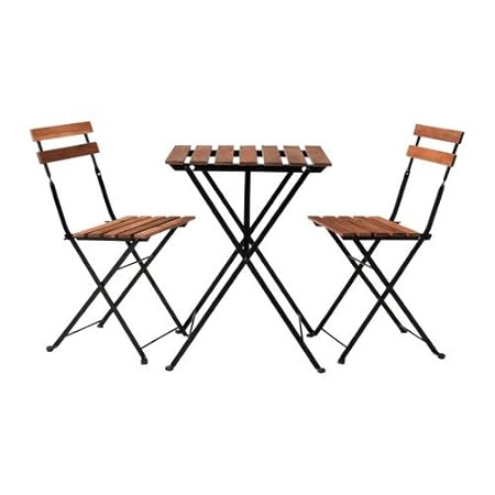 Ikea Tärnö Tavolo 2 Sedie Per Esterni Colore Nero In
