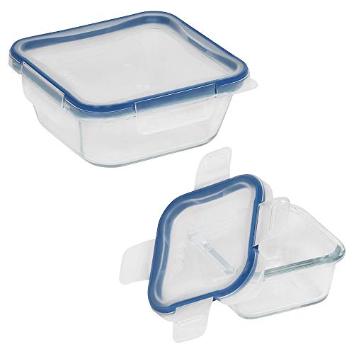 Snapware Total Solution 4Pc Glass Food Storage Containers Set with
