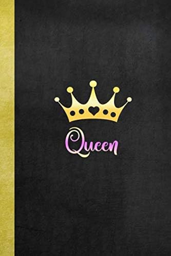 Queen: Queen Notebook Journal Ruled Lined Girl Women Writing Book Diary Composition School Notepad 120 Pages 6x9” Paperback Cute Nice Beautiful Creative Crown (King, Queen, Princess, Prince) Paperback – 6 Jan 2019