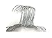 10 Pack Steel Metal Wire Hangers Adult Coat Clothes Hangers - 13 Gage Thickness Silver Color Galvanized Metal Wire Hanger