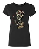 P&B Women's T-shirt Day Of The Dead Artist Sugar Skull