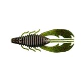Berkley HAVOC Craw Fatty 4-Inch Bait, Green Pumpkin Red
