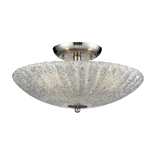 Elk lighting 10271/3 luminesce three light semi-flush, …