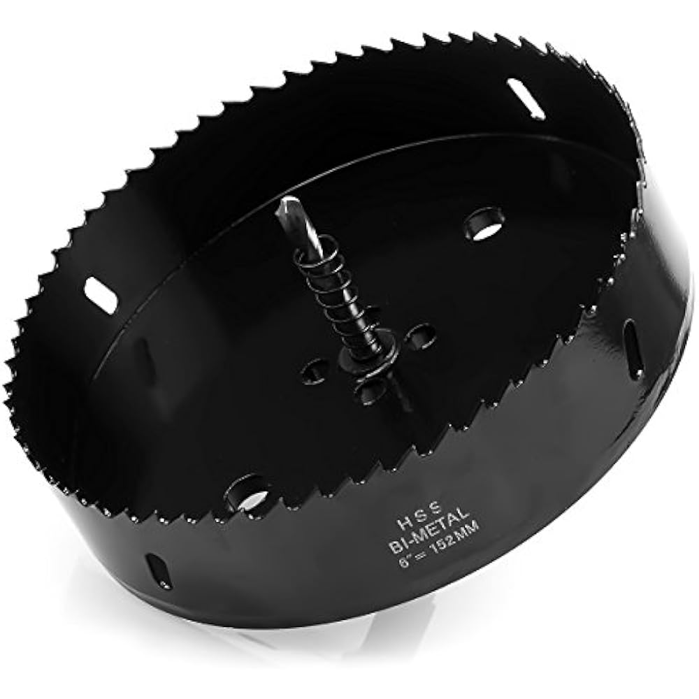 6 Inch 152 Mm Hole Saw Blade Cornhole Boards/Corn Drilling Cutter & Hex Shank eBay