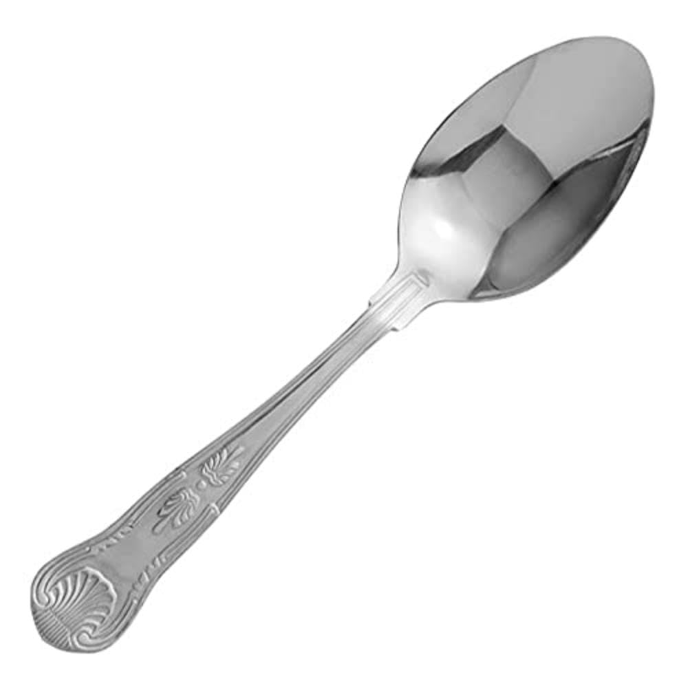 Utopia Kings Dessert Spoon - Pack of 12 - Traditional Cutlery, 18/0 Stainless Steel