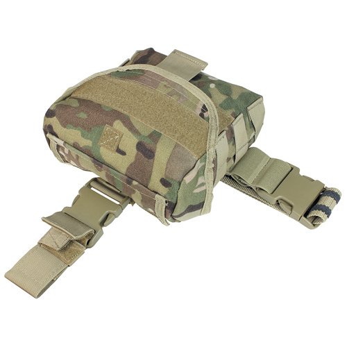 Ultimate Arms Gear AK47 AK-47 AK74 7.62X39 Tactical Taccam Camo Utility Multi Purpose MOLLE Dump Ammo Ammunition Magazine Stripper Clips Pouch Drop Leg & Belt Adjustments