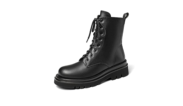 Amazon.com: MEINAISEN Botas Martin de invierno para mujer, con cordones,  cuñas, tacón alto, plataforma, punk, para motocicleta, color negro, talla  de zapato: 34) : Ropa, Zapatos y Joyería