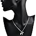 925 Sterling Silver Horse Pony Charm Equestrian Cowgirl Pendant Necklace, 18 inch Snake Chain