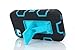 iPhone 4s case, iPhone 4 case, MagicSky Robot Series Hybrid Armored Case with Kickstand for Apple iPhone 4/4S - 1 Pack - Retail Packaging - Blue/Black