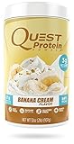 Quest Nutrition Protein Powder, Banana Cream, 21g Protein, 3g Net Carbs, 84% P/Cals, 2lb Tub, High Protein, Low Carb, Gluten Free, Soy Free, Packaging May Vary