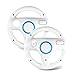 Beastron Mario Kart Racing Wheel for Nintendo Wii, 2 Sets White Color Bundlethumb 1