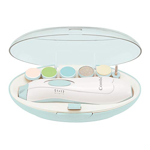 【Amazon.co.jp 限定】コンビ ベビーレーベル ネイルケアセット アイスミント 6タイプのアタッチメント付き（赤ちゃん用3種/大人用3種）商品画像