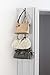 Yamazaki Home 7646 Over The Door Hooks - Vertical Hanging Coat Rack, Black