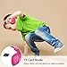 Kids Headphones, Foldable Stereo Bluetooth Headphones with Microphone Volume Control 3.5mm Jack, Adjustable On Ear Wired and Wireless Children Headset for School Airplane Kindle iPad Boys Girls Teensthumb 3